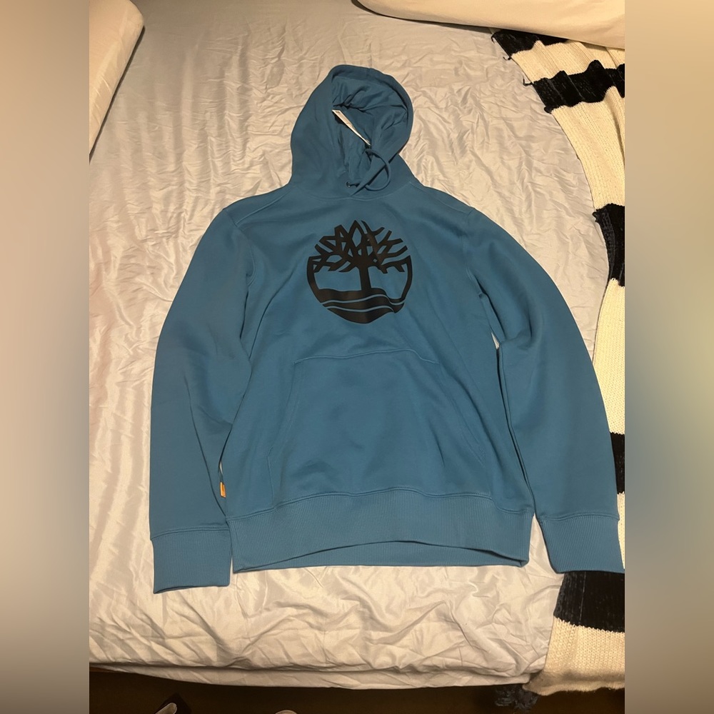 Blue timberland Hoodie